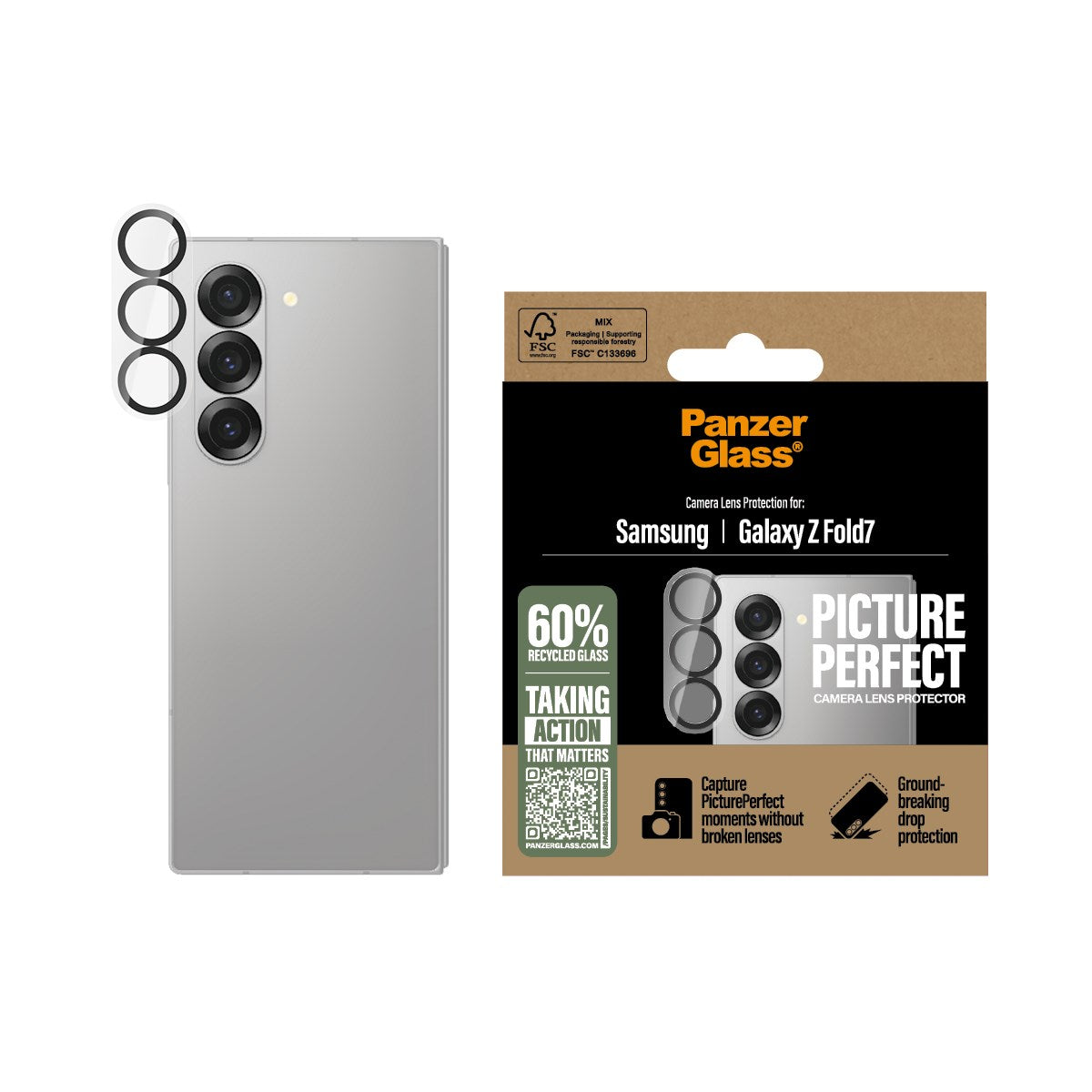 PanzerGlass® PicturePerfect Camera Lens Protector Samsung Galaxy Z Fold7